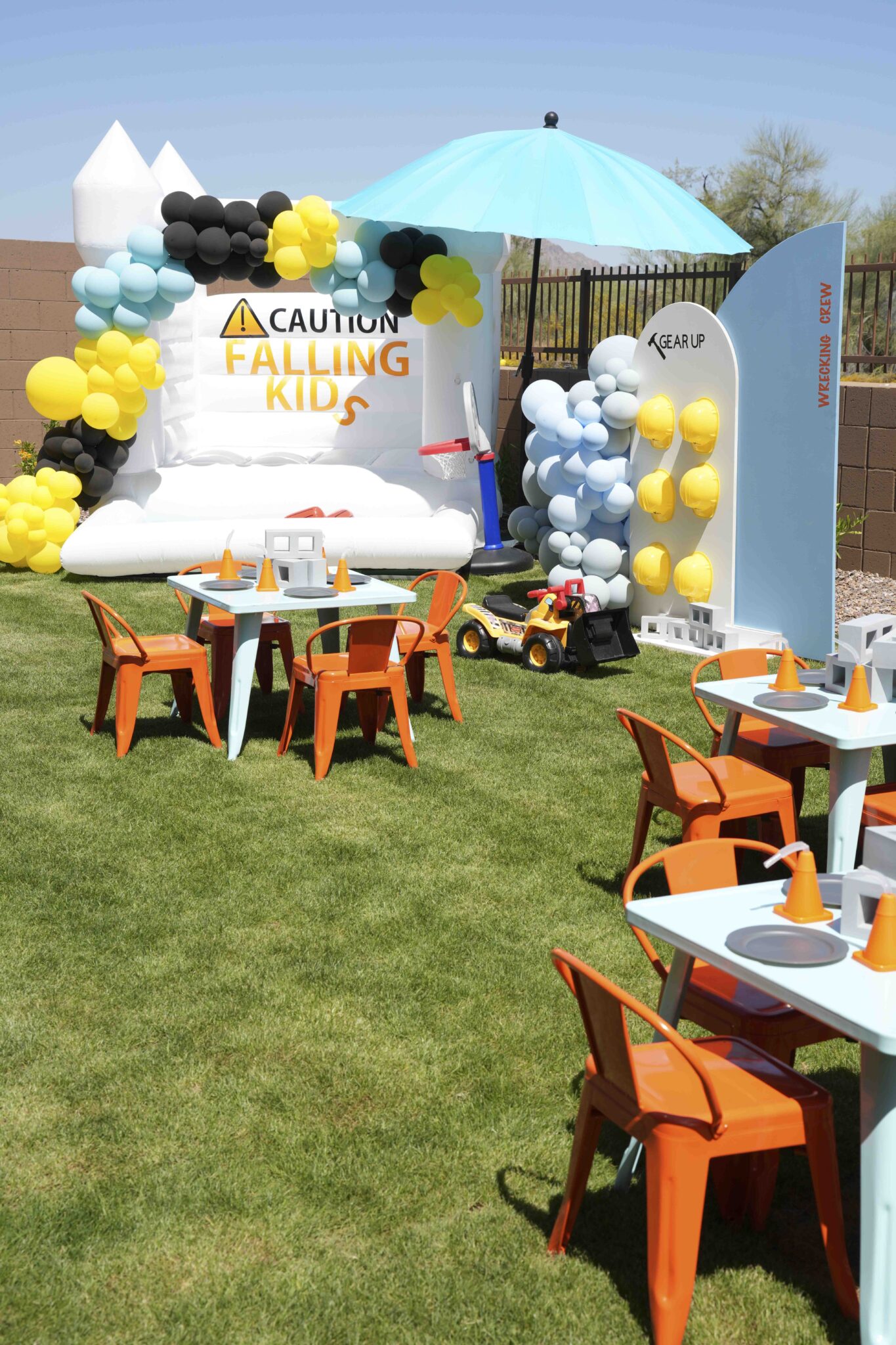 Themed party styling for a first birthday