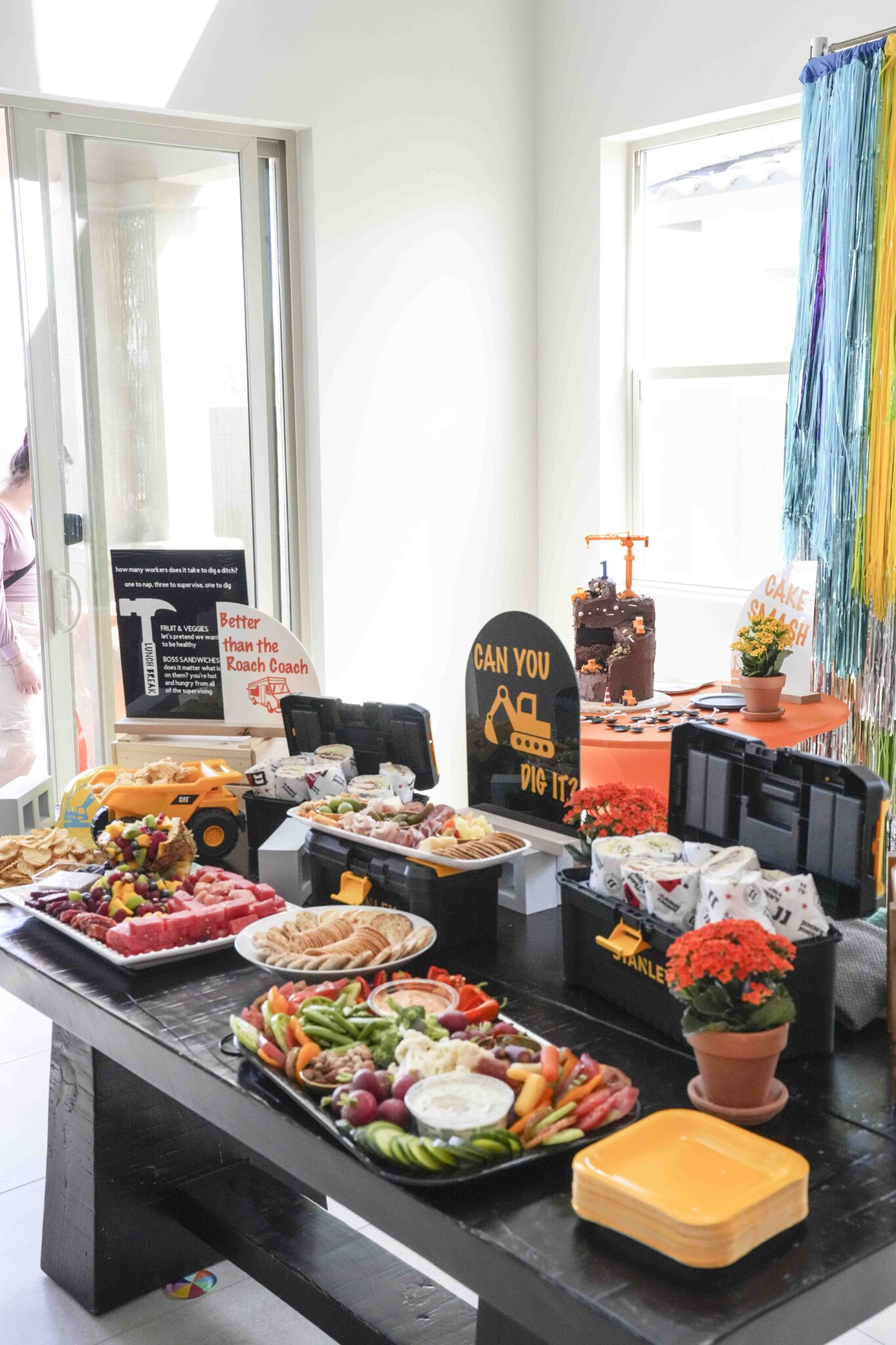 Dessert table styling for a party